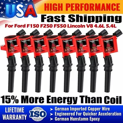 8 DG508 Ignition Coil Pack For Ford F150 Expedition 2000 2001 2002-2004 4.6/5.4L • $36.99