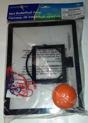 Mini Basketball Hoop Toy Set Indoor Wall/Door Mounted - New • $10