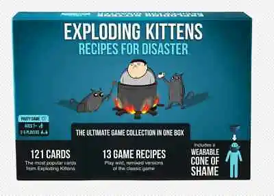 Exploding Kittens Recipes For Disaster Board Game • $65.99