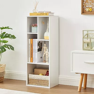 3 Tier 4 Cube Bookcase Wooden Bookshelf Display Cabinet Storage Open Shelves • $45.54