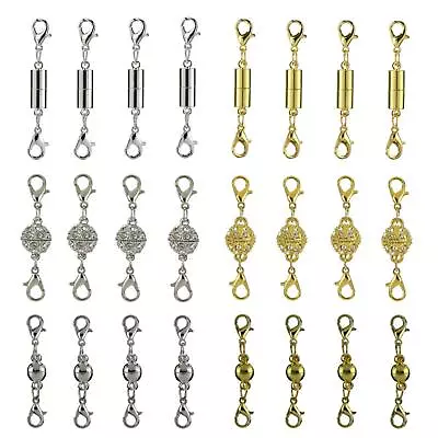 Strong Magnetic Lobster Clasps Assortment Jewelry Necklace Converter Extender • $9.99