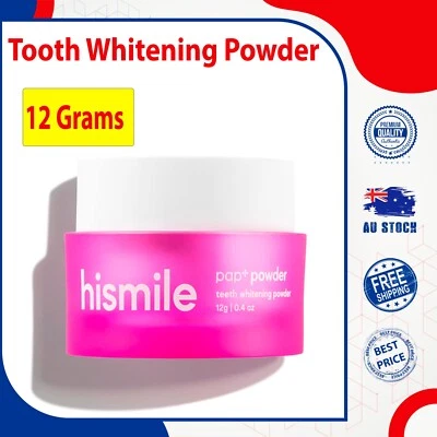 $28.73 • Buy Hismile Pap+ Tooth Whitening Powder, Enamel Safe Whitening, Active Whitening Ing