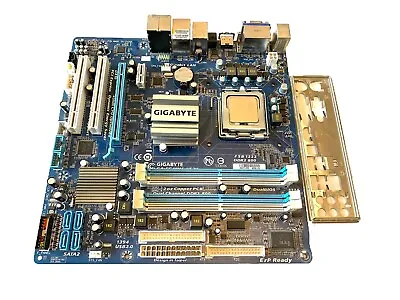 GIGABYTE GA-EG41MF-US2H REV 1.3 Intel HDMI OPTICAL SOCKET 775 Motherboard • £32