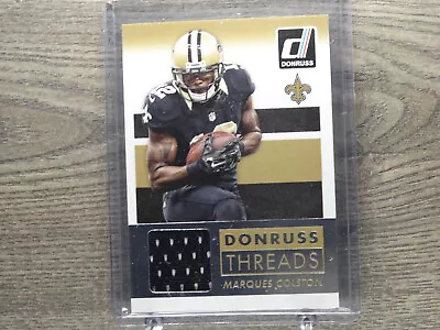 2015 Donruss Threads #DTMC Marques Colston • $4.95