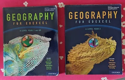 BUNDLE Edexcel A Level Geography: Year 1 & AS AND A Level Year 2 Revision Guide • £15