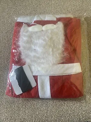 £15 • Buy SANTA CLAUS COSTUME Father Christmas Suit Complete Fancy Dress Outfit Adult New