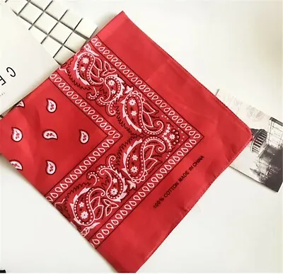 Women Retro BOHO Cotton Paisley Bandana Hair Head Headband Wrap Square Scarf  • $7.85