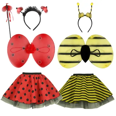 Adult BEE LADYBIRD Costume TUTU SKIRT Fancy Dress Dance Lady Bug • £10.99