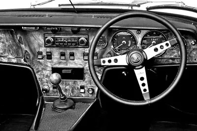 Lotus Classic British Sports Motor Car Interior Photograph Picture Print • £15.10