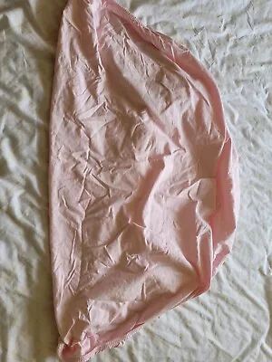 Pink Fitted Cot Bed Sheet Great Condition  • £1.98