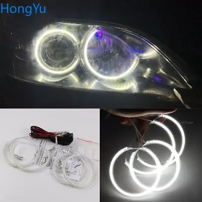 4ps Angel Eyes SMD LED Headlight Kit Halo Rings Day Lights For Mazda 3 2002-2007 • $28.99