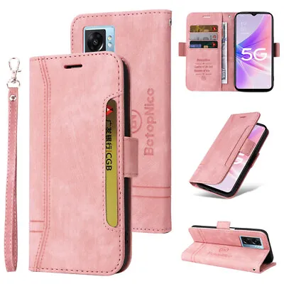 Flip Leather Case Wallet Cover For OPPO A54 A57 A96 A78 A17 Reno 8 Find X5 Lite • $13.49