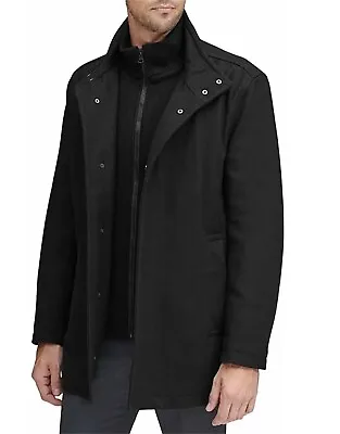 Marc New York By Andrew Marc Men's Coyle Wool Stand Collar Jacket With Knit NWT • $75.65