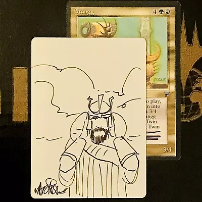 Artist Proof - Legends Stangg Ap Card - Mark Poole Sketched Signed - Mtg • $329.99