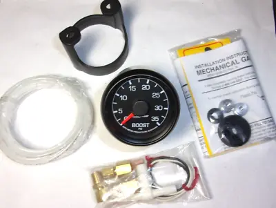 Autometer 8404 Factory Match FORD 2-1/16  MECH BOOST GAUGE With Tubing 0-35 PSI • $72.99