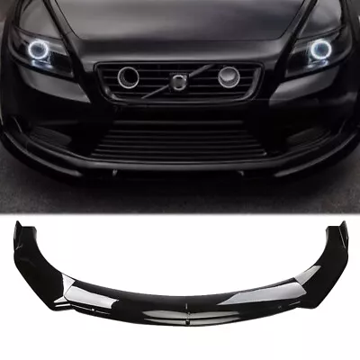 For Volvo S40 S60 S80 06-18 Black Front Bumper Lip Spoiler Splitter Body Kits • $66.49