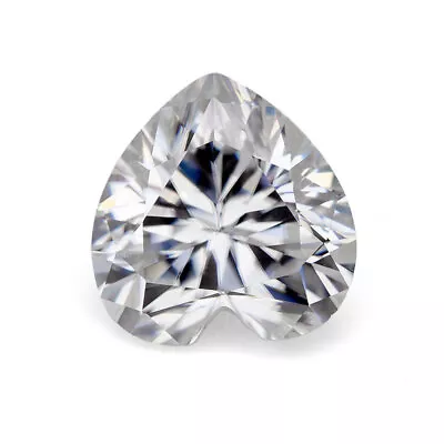 4-11MM Heart Cut Moissanite Loose Stone White D Color VVS1 With GRA Certificate • $10.34