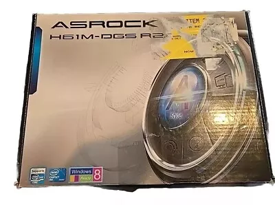 ASRock H61M-DGS LGA 1155 Intel Motherboard • $17.50