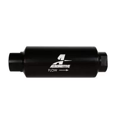 Aeromotive Fuel Filter 12341; Marine Black Hardcoat 10mic Micro Glass -12AN ORB • $254.90