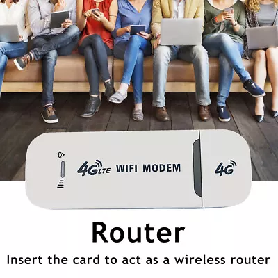 Unlocked 4G LTE USB WIFI Dongle Modem Wireless Router Mobile Broadband SIM Card~ • $13.79