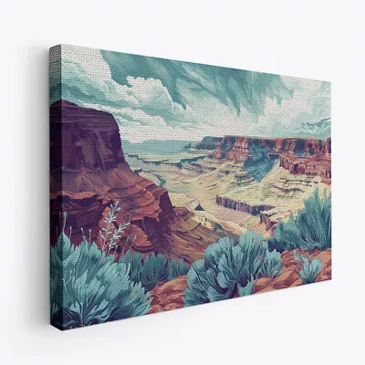 Beautiful Canyon Design 4 Horizontal Canvas Wall Art Prints Pictures • $58.99