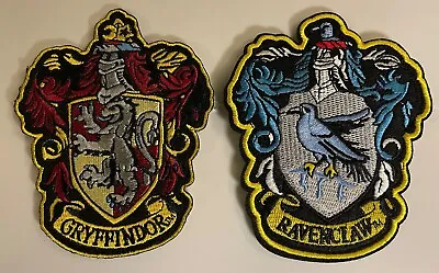 $15 • Buy Harry Potter House Patch Set Gryffindor & Ravenclaw (hook/loop On Back)