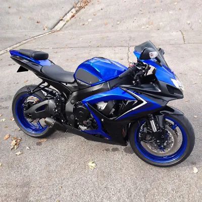 Injection ABS Blue Black Fairing Kit Fit For  2006-2007 GSXR 600/750 E001 • $469.99