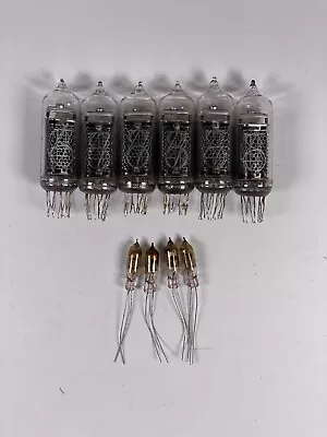 6 X IN-14 IN14 Used Nixie Tubes + Free 4 X IN-3 TESTED • $62.10