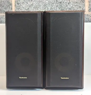 £30 • Buy Technics SB-HD350 Bookshelf Twin Speakers Dark Wood  30W 6ohm