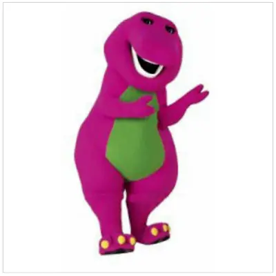 Christmas Barney The Dinosaur Mascot Costume Party Set Dress Adult Costume • $128