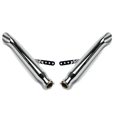 Set 2x Exhaust /  Muffler Turn Out For Chopper Custombikes Caferacer TO3 • £126.77