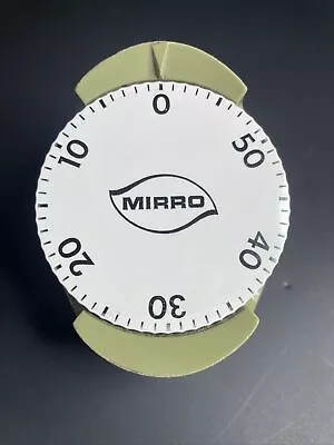 Vintage Mirro Kitchen Timer Avocado Olive Green 60 Minutes Works Great! • $20