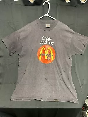 Vintage 90s McDonald’s Printed Graphic Single Stich T-shirt -XXXL • $13.99