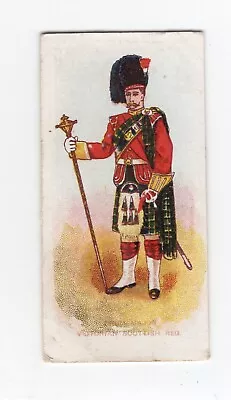 Wills Aust Military Card 1912 Drum Major Victorian Scottish Regiment • $3.83