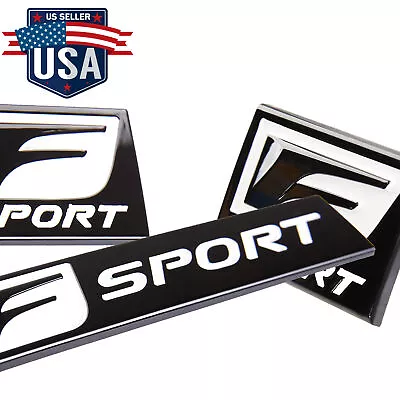 3PCS Trunk Fender Side Bumper Roof Badge F-Sport Emblem For GS IS-F RC IS250 350 • $16.59