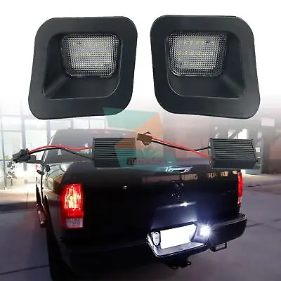 Pair Rear License Plate Lights 18 LED For Dodge Ram 1500 2500 3500 2003-2018 • $9.99