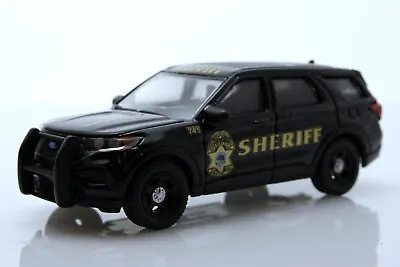 2020 Ford Explorer Johnson Co Kansas Sheriff Police Car 1:64 Scale Diecast Model • $14.95