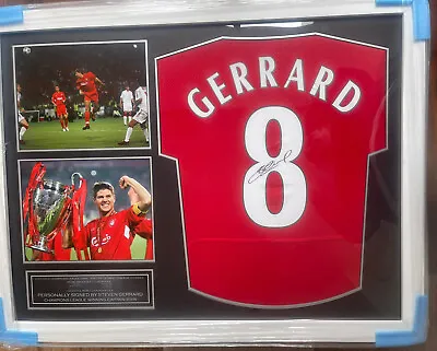 £21 • Buy Steven Gerrard Signed Liverpool Fc Istanbul 2005 Shirt