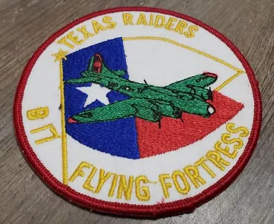 Texas Raiders Flying Fortress B-17 Bomber Air Plane Military Aviation Patch • $199.95