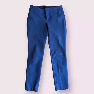 Zara Blue Straight Leg Pants Women Size Small • $14.99