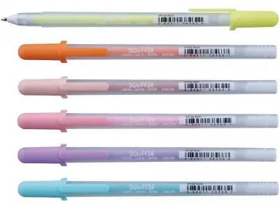 SAKURA SOUFFLE PENS PASTEL  - You Can Combine Postage • £0.99