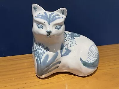 Vintage Retro Rye Pottery Cat SignedDavid Sharp Cat Vintage Cat Hand Painted Cat • £10