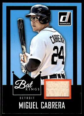 Miguel Cabrera 2016 Donruss Bat Kings Green 05/25 Detroit Tigers • $14.99