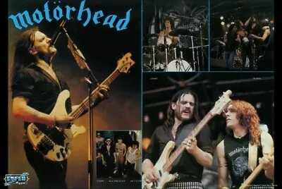 MOTORHEAD POSTER Live On Stage Collage RARE HOT NEW • $9.98