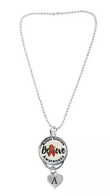 Custom Multiple Sclerosis Awareness Rear View Mirror Charm Choose Initial Family • $17.99