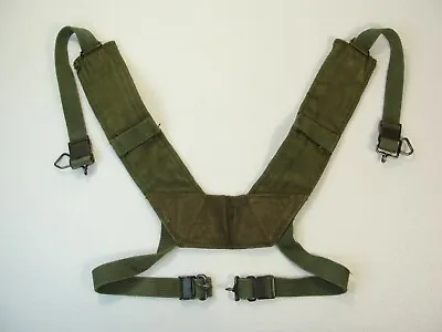 1959 Dated US Shoulder Harness Field Pack Suspenders Vietnam Era • $49.50