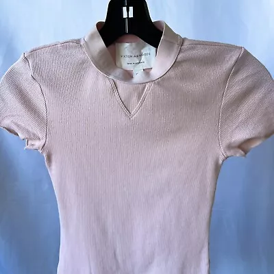 Viktoria & Woods 0 Rib Tee In Pink W20 • $50