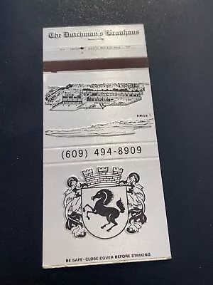 Vintage New Jersey Matchbook: “The Dutchman’s Brauhaus” Manahawkin • Horse • $17.50