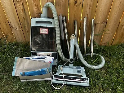 Hoover S3277 Dimension 1000 Canister Vacuum W/ Quadraflex - Good Suction Vintage • $99