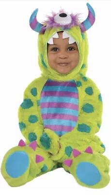 Monster Mash Cute Bright Colors Fancy Dress Up Halloween Baby Costume 6-12Months • $29.97